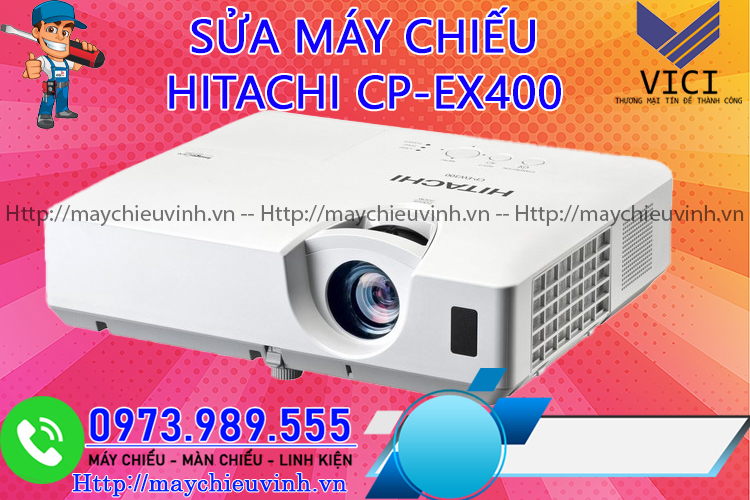 sửa máy chiếu hitachi cp-ex400